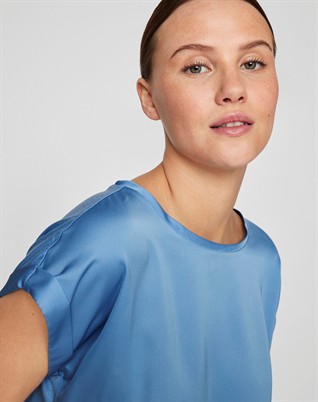 Ellette Satin Bluse